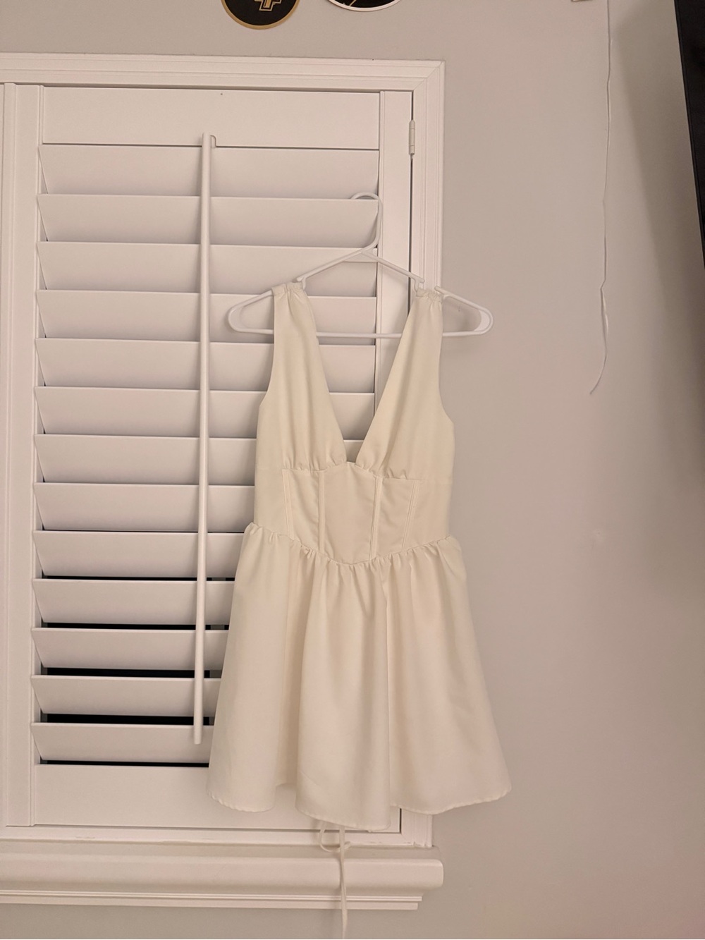 House of Thread White Mini Dress